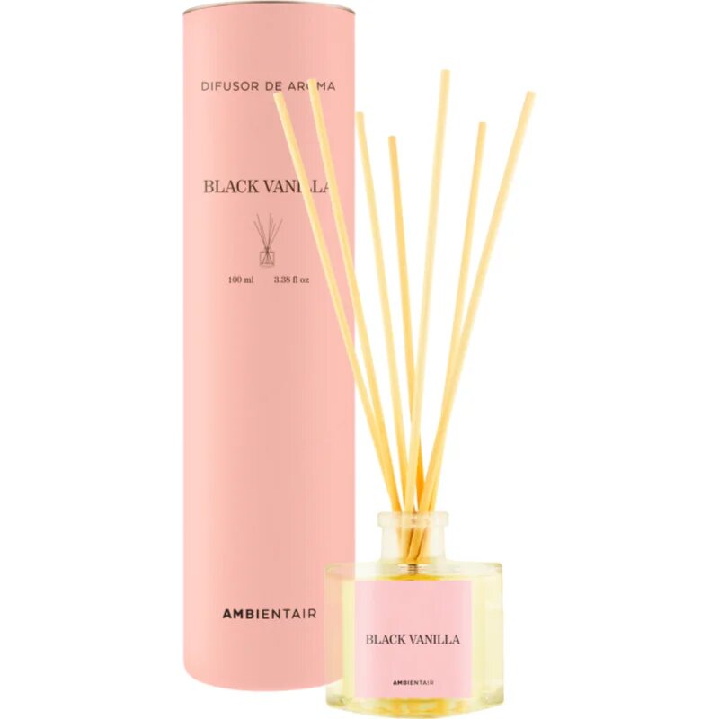 Ambientair COLOURS Black Vanilla aroma difuzor s polnilom 100 ml