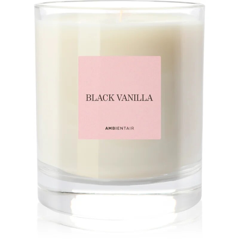 Ambientair COLOURS Black Vanilla dišeča sveča 200 g