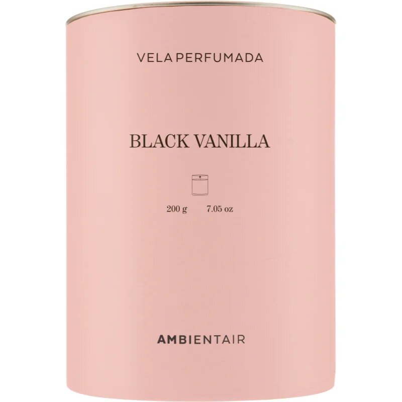 Ambientair COLOURS Black Vanilla dišeča sveča 200 g