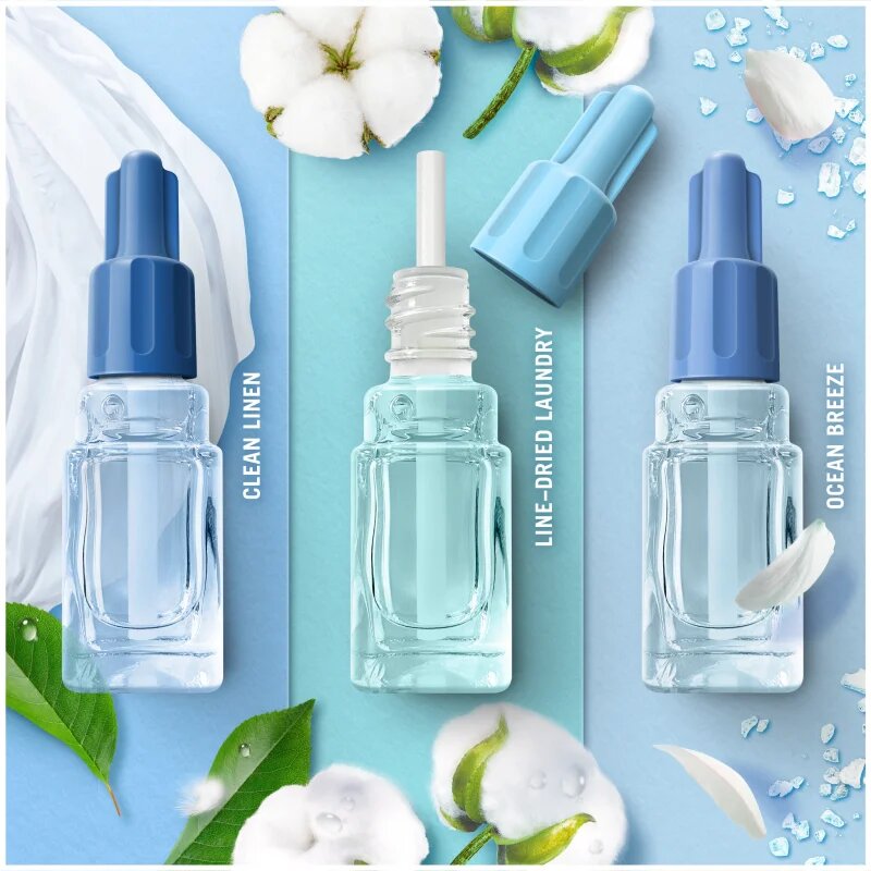 AmbiPur 3volution Cotton Flower električni osvežilec zraka s polnilom 20 ml