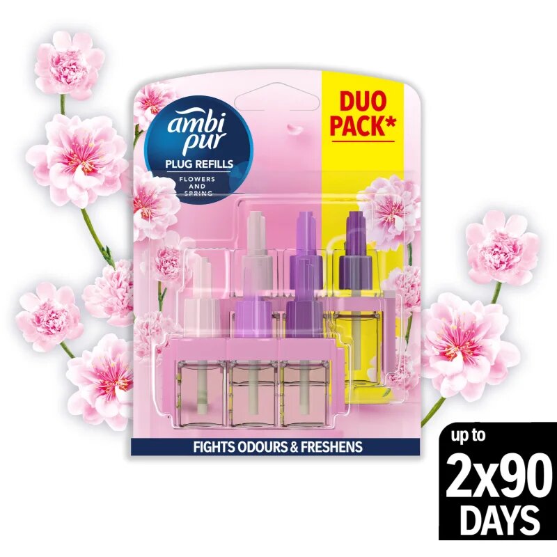 AmbiPur 3volution Flowers&Spring nadomestno polnilo 2x20 ml