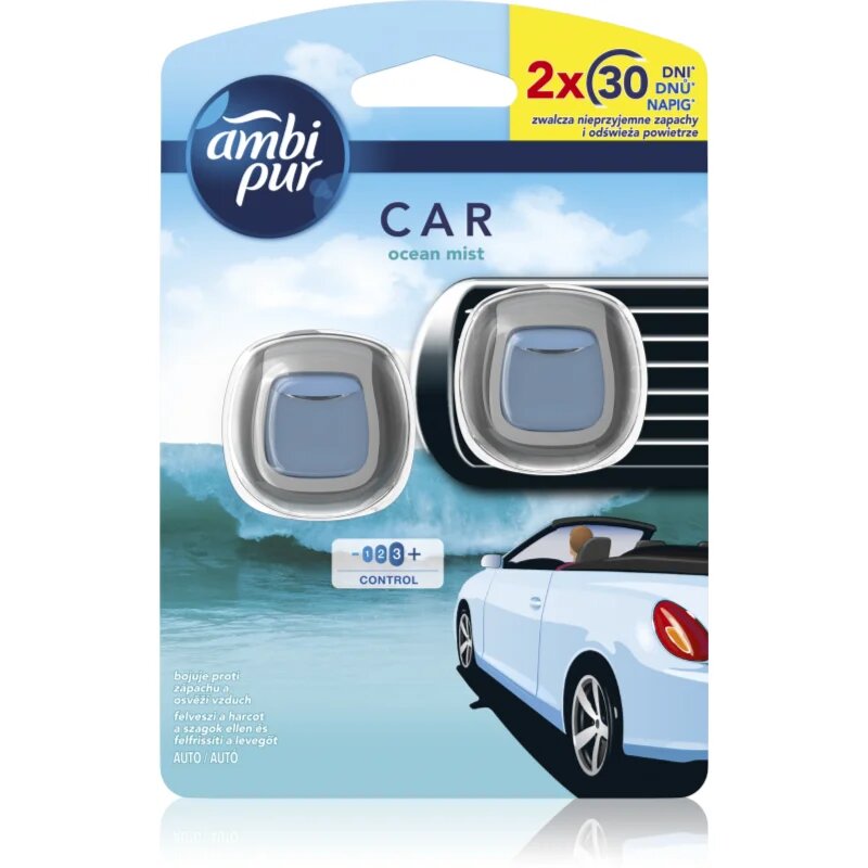 AmbiPur Car Ocean osvežilec zraka za v avto 2x2 ml