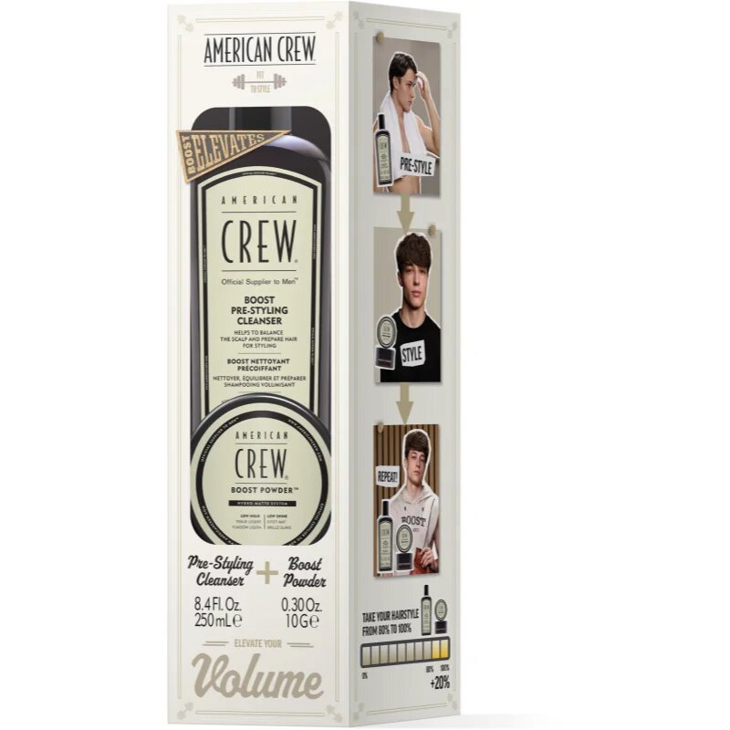 American Crew Boost Duo - Giftset darilni set za lase za moške