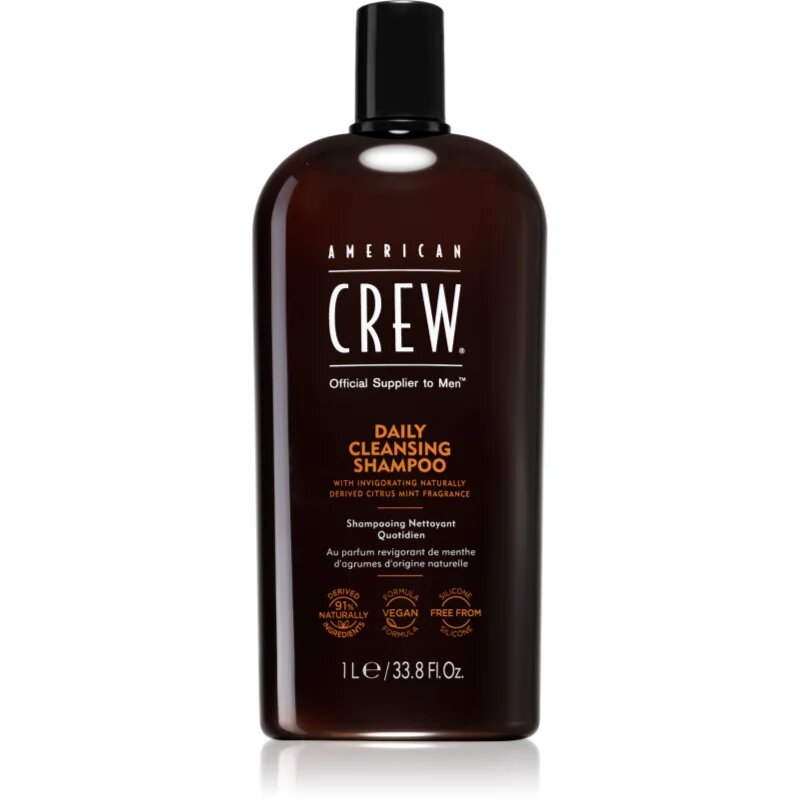 American Crew Daily Cleansing Shampoo čistilni šampon za moške 1000 ml