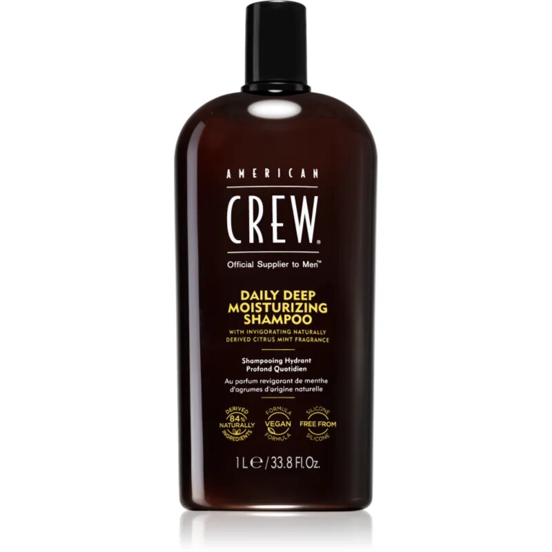 American Crew Daily Moisturizing Shampoo šampon za dnevno uporabo z vlažilnim učinkom za moške 1000 ml
