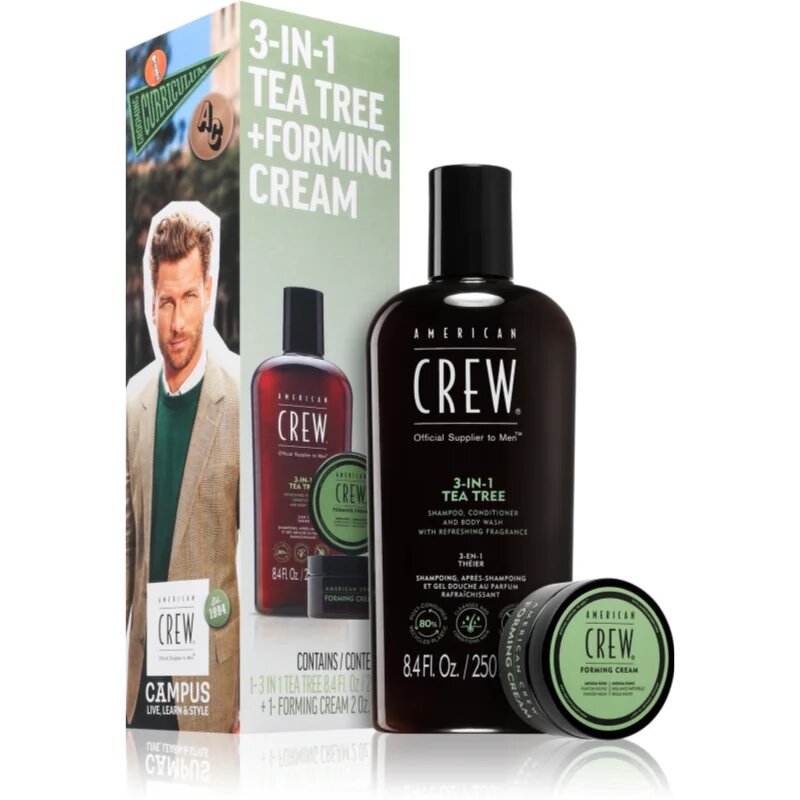 American Crew Duo Kit 1 set za oblikovanje las za moške