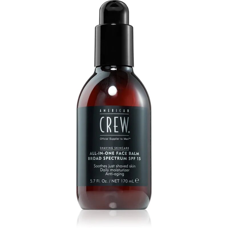 American Crew Shave & Beard ALL-IN-ONE Face Balm Broad Spectrum SPF 15 balzam za po britju SPF 15 170 ml