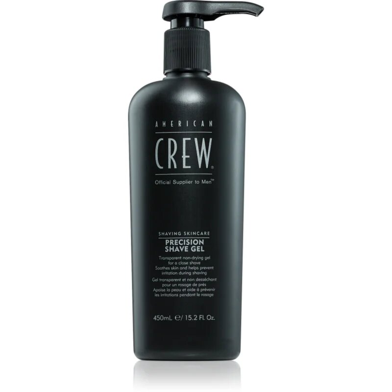 American Crew Shave & Beard Precision Shave Gel gel za britje za občutljivo kožo 450 ml