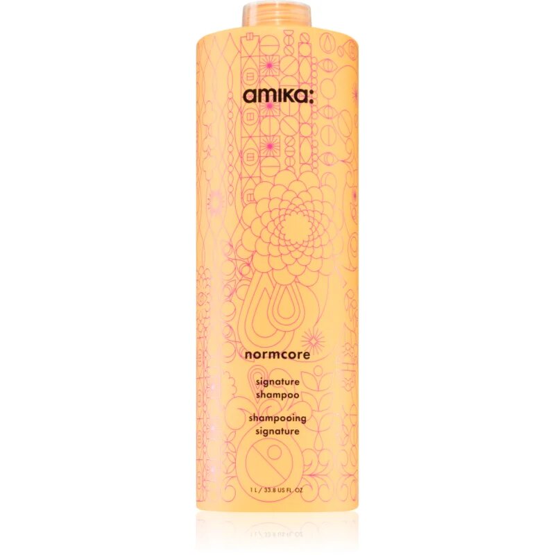 amika Normcore Signature Shampoo nežni šampon za vse tipe las 1000 ml