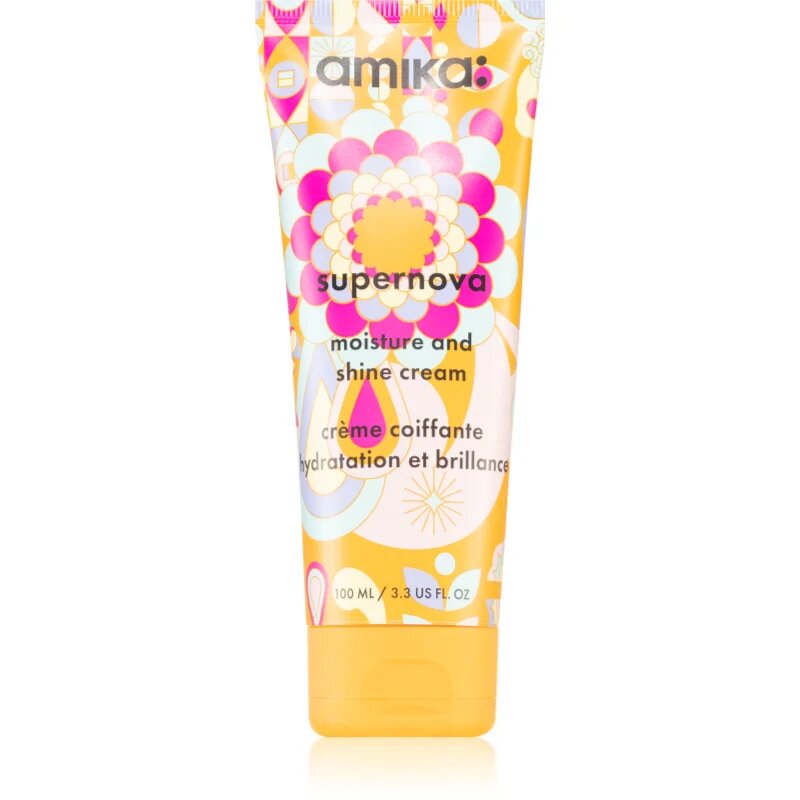 amika Supernova vlažilna krema za sijaj in mehkobo las 100 ml