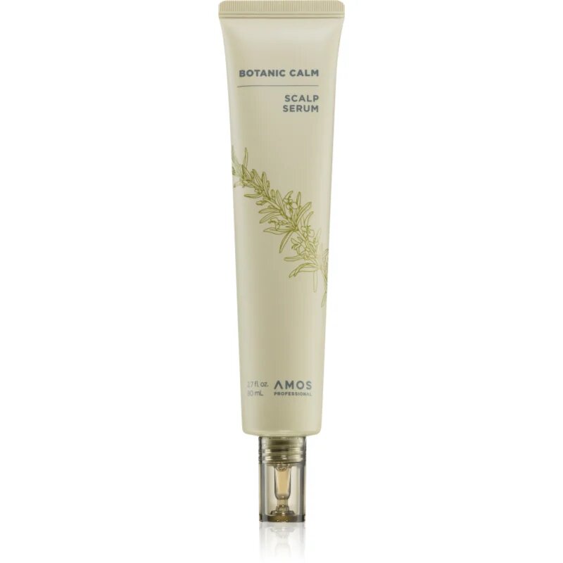 AMOS PROFESSIONAL Botanic Calm Scalp Serum krepilni in regeneracijski serum za lase proti redčenju las 80 ml