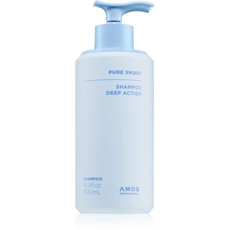 AMOS PROFESSIONAL Pure Smart Shampoo Deep Action globinsko čistilni šampon proti prhljaju 500 ml