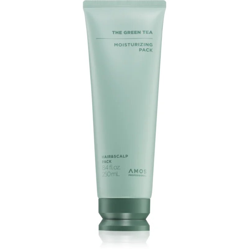 AMOS PROFESSIONAL The Green Tea Moisturizing Pack vlažilni balzam proti izpadanju las 250 ml