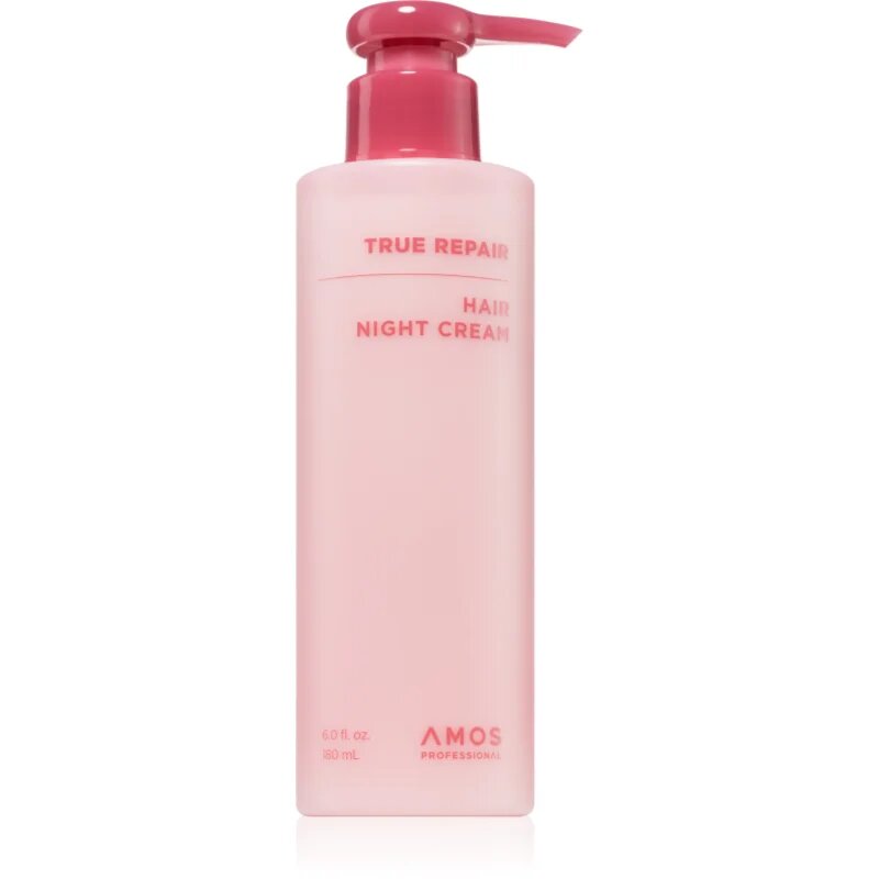 AMOS PROFESSIONAL True Repair Hair Night Cream intenzivna nočna nega za poškodovane lase 180 ml