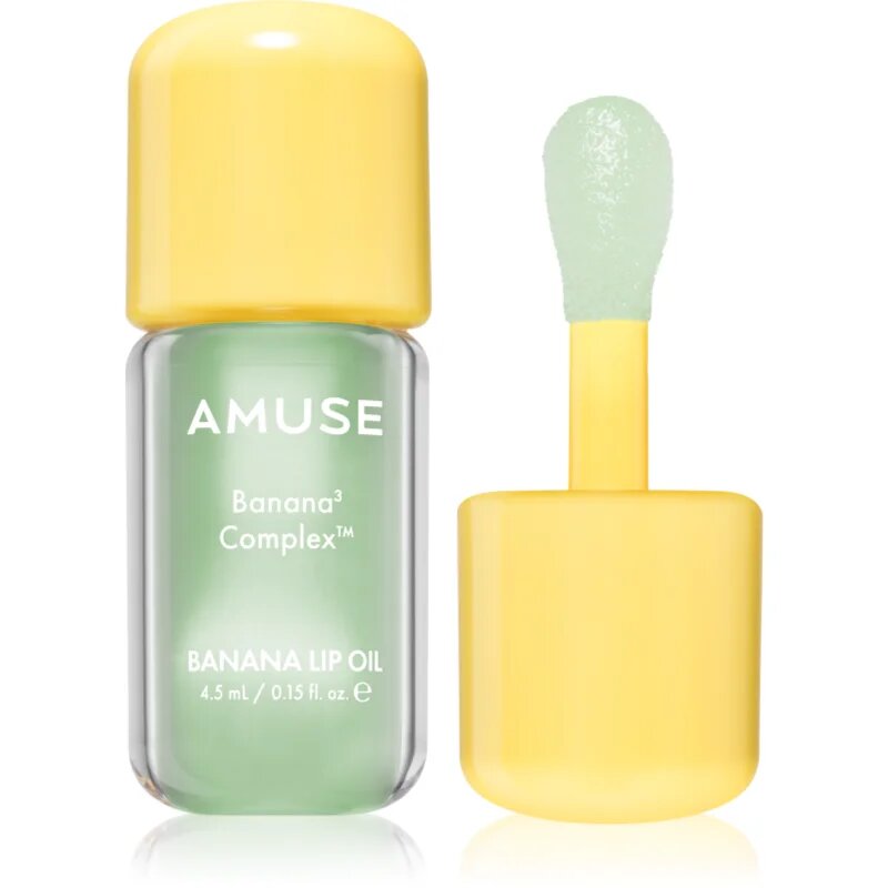 AMUSE Banana Lip Oil bananovo olje za ustnice odtenek 01 Zen Matcha 4.5 ml