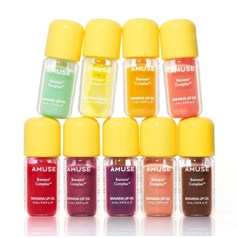 AMUSE Banana Lip Oil Mini Trio darilni set za ustnice