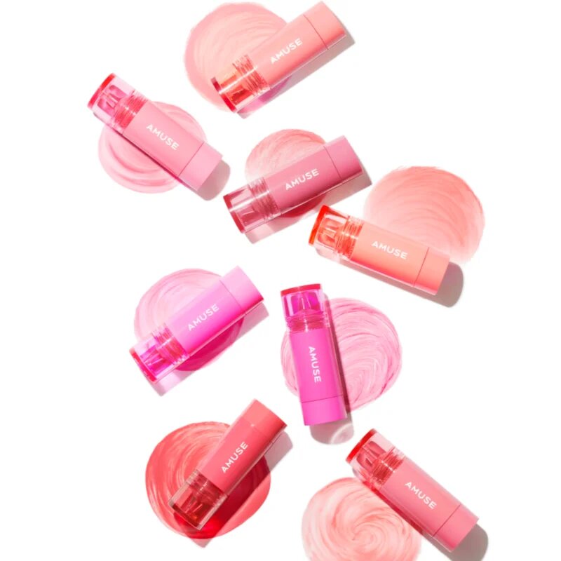 AMUSE Cheek Tok Tok! tekoče rdečilo za dolgoobstojen učinek odtenek 02 Ballerina Tok 5.5 ml
