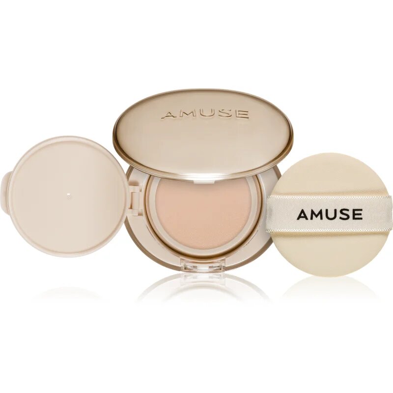 AMUSE Dew Jelly Master Cushion dolgoobstojni tekoči puder v gobici s srednjo UV zaščito odtenek 1.5 Natural 15 g