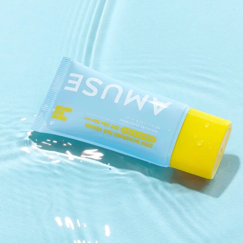 AMUSE Dew Moisture 365 Vegan Sunscreen fluid za sončenje za obraz z vlažilnim učinkom 40 ml