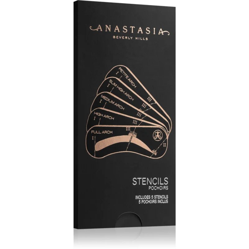 Anastasia Beverly Hills Brow Stencils predloge za obrvi 5 kos