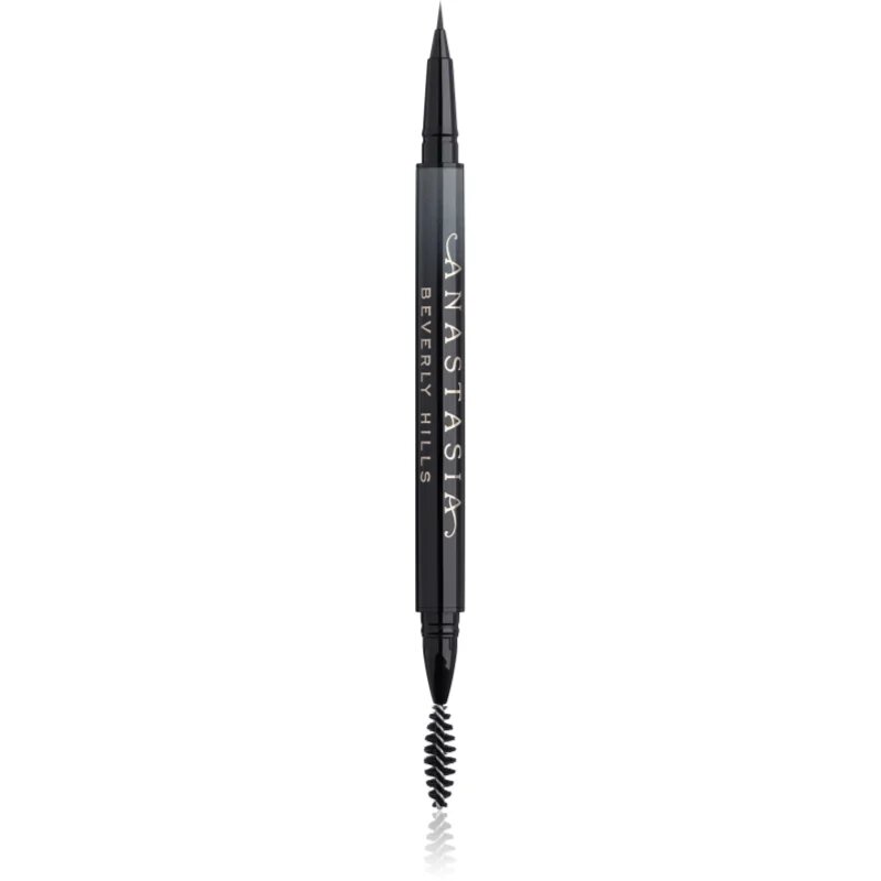 Anastasia Beverly Hills MicroStroke Brow Pen tekoče črtalo za obrvi s krtačko odtenek Chocolate 0.5 ml