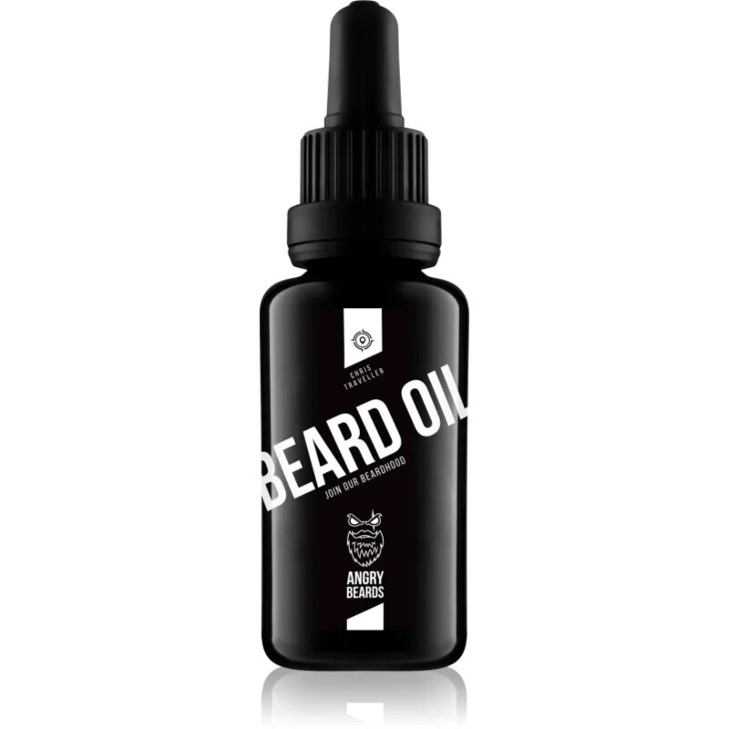 Angry Beards Chrisss Traveller Beard Oil 2.0 olje za brado 30 ml