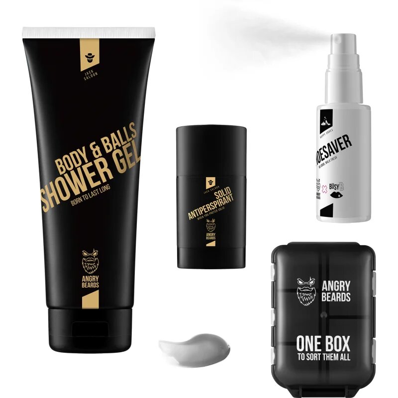 Angry Beards Jack Saloon Active Beast Set set za športnike