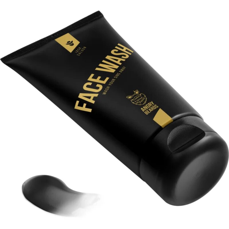 Angry Beards Jack Saloon Face Wash čistilni gel za obraz za moške 150 ml