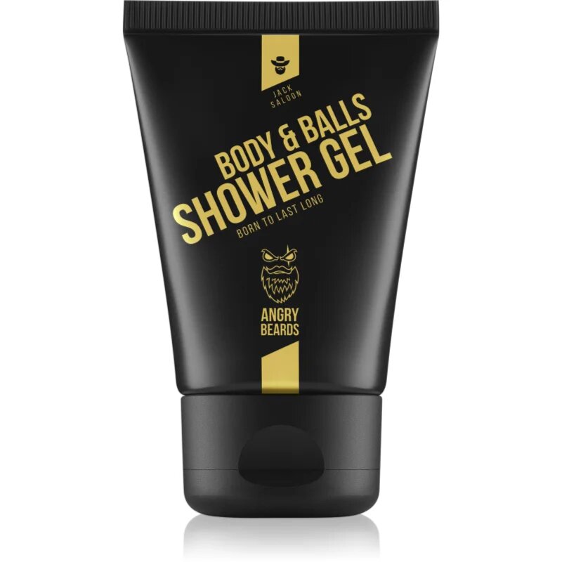 Angry Beards Jack Saloon Shower Gel vlažilen gel za prhanje za moške 50 ml