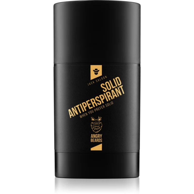 Angry Beards Jack Saloon Solid Antiperspirant trdi antiperspirant za moške 50 ml