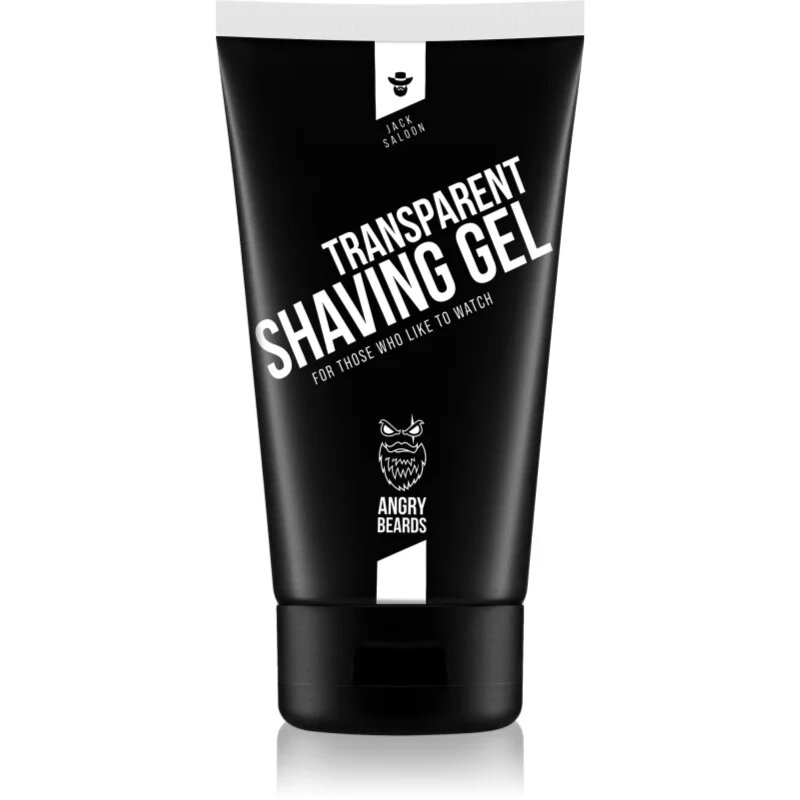 Angry Beards Jack Saloon Transparent gel za britje 150 ml