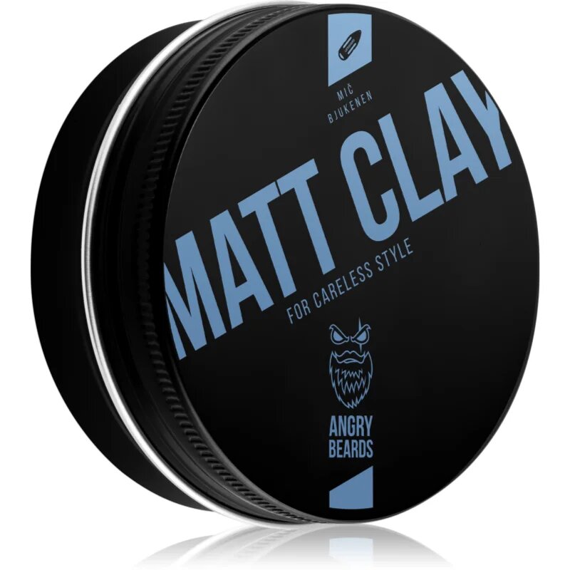 Angry Beards Mitch Buchannon Matt Clay mat glina za oblikovanje las 100 g