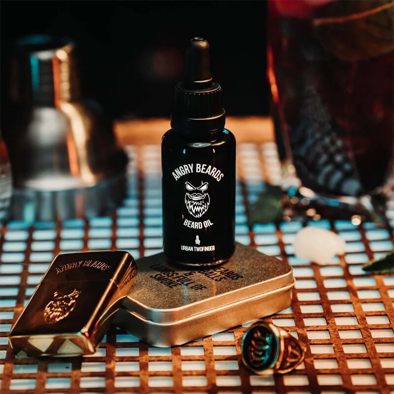 Angry Beards Urban Twofinger Beard Oil olje za brado 30 ml