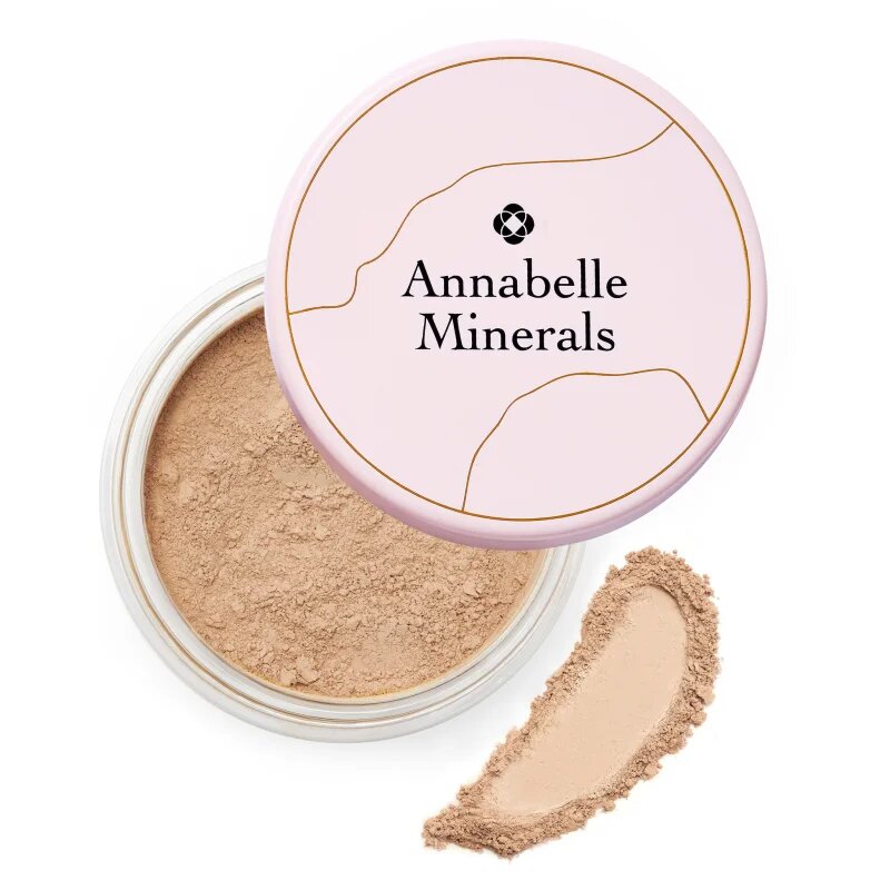 Annabelle Minerals Coverage Mineral Foundation mineralni puder v prahu za popoln videz odtenek Pure Light 4 g