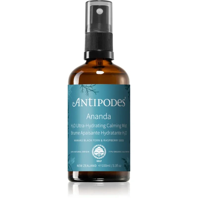 Antipodes Ananda H₂O Ultra-Hydrating Calming Mist antioksidacijski tonik v pršilu 100 ml