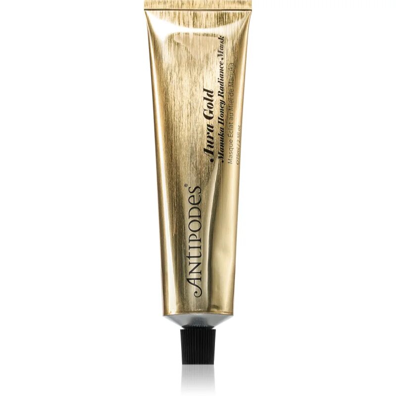 Antipodes Aura Gold Manuka Honey Radiance Mask posvetlitvena maska za obraz z vitaminom C 75 ml