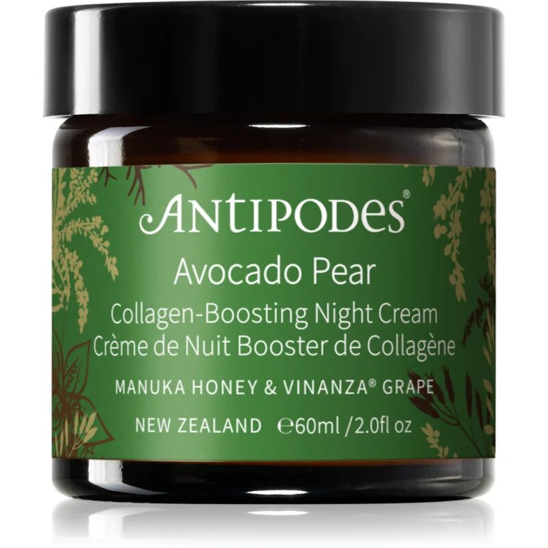Antipodes Avocado Pear Collagen-Boosting Night Cream nočna hranilna krema za obraz 60 ml