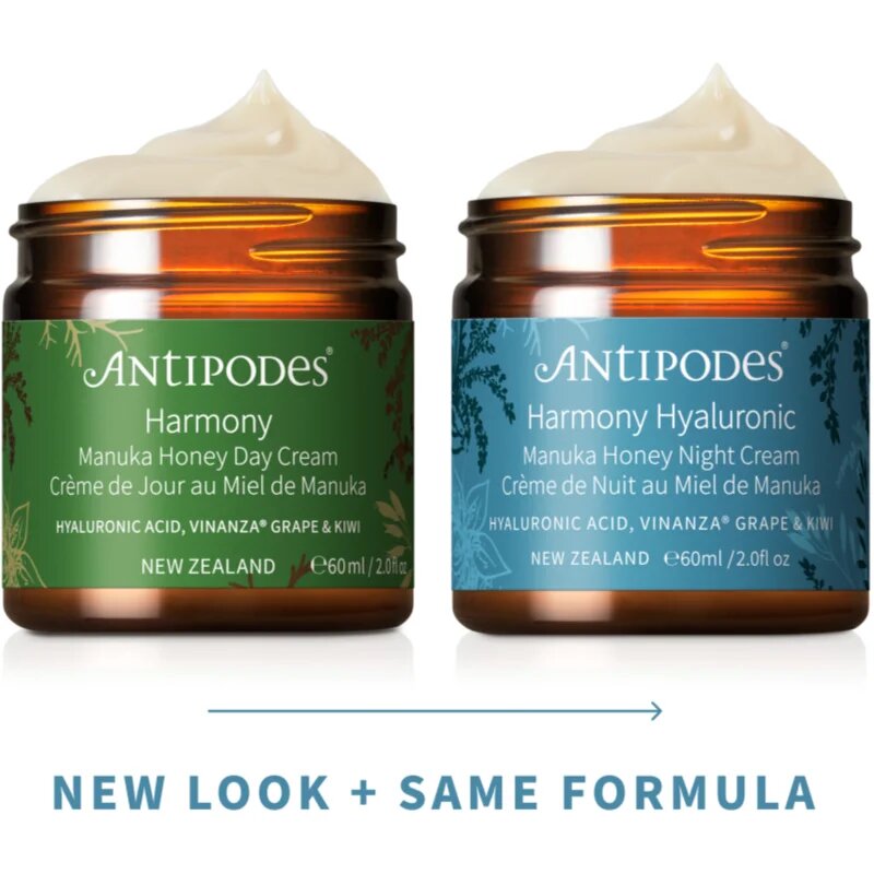 Antipodes Harmony Hyaluronic Manuka Honey Night Cream vlažilna nočna krema 60 ml