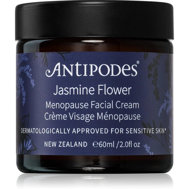 Antipodes Jasmine Flower Menopause Facial Cream lahka pomirjajoča krema za zrelo kožo 60 ml