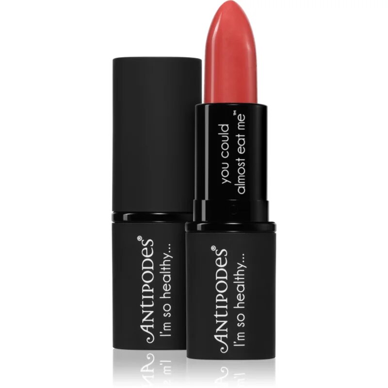 Antipodes Moisture-Boost Natural Lipstick hranilna šminka odtenek Dusky Sound Pink 4 g