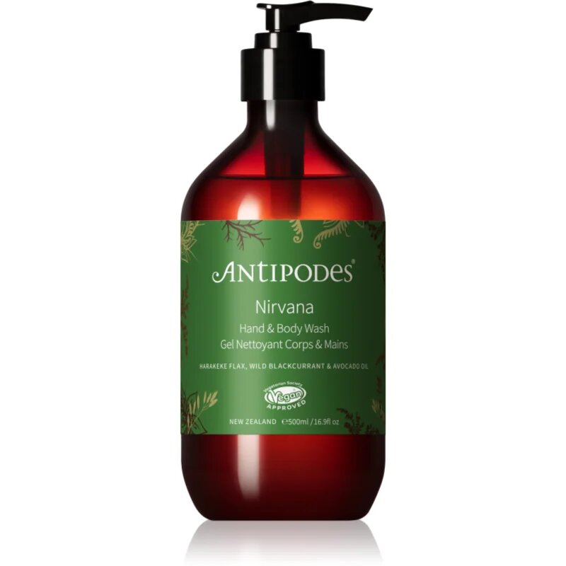 Antipodes Nirvana Hand & Body Wash hranilno tekoče milo za roke in telo 500 ml