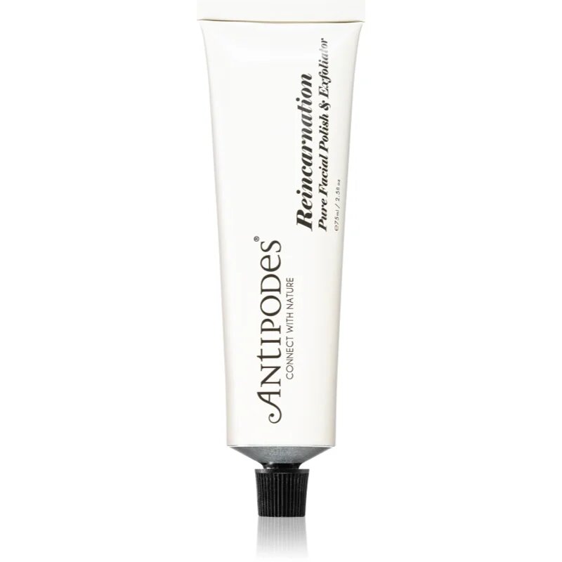Antipodes Reincarnation Pure Facial Polish & Exfoliator nežen piling za obraz 75 ml