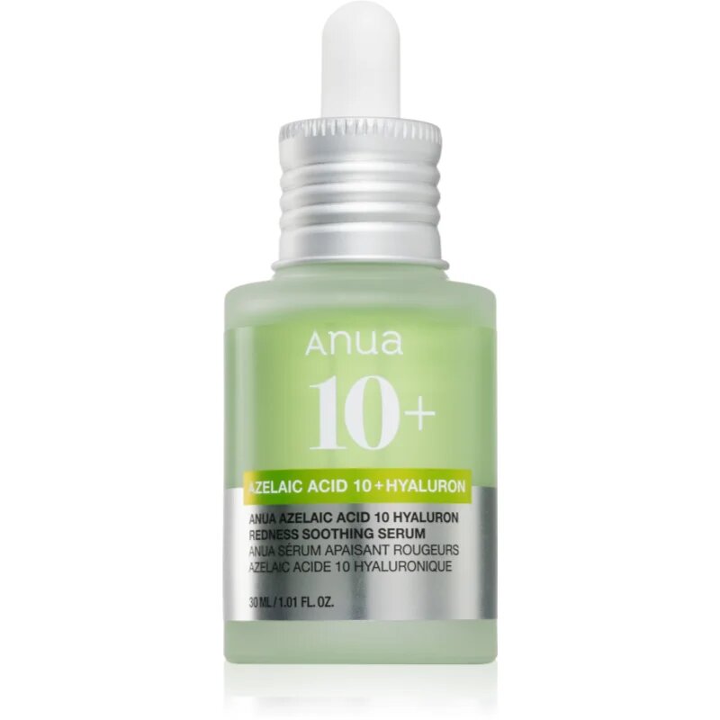 Anua Azelaic Acid 10+ Hyaluron Redness Soothing Serum pomirjajoči serum proti rdečici z vlažilnim učinkom 30 ml