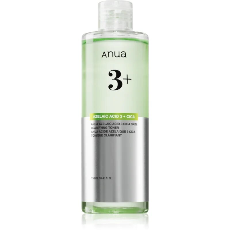 Anua Azelaic Acid 3+ Cica Clarifying Toner mehčalni tonik s pomirjajočim učinkom 250 ml
