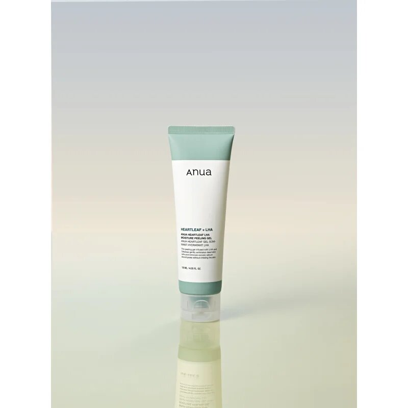 Anua Heartleaf LHA Moisture Peeling Gel nežni gel piling za občutljivo k aknam nagnjeno kožo 120 ml