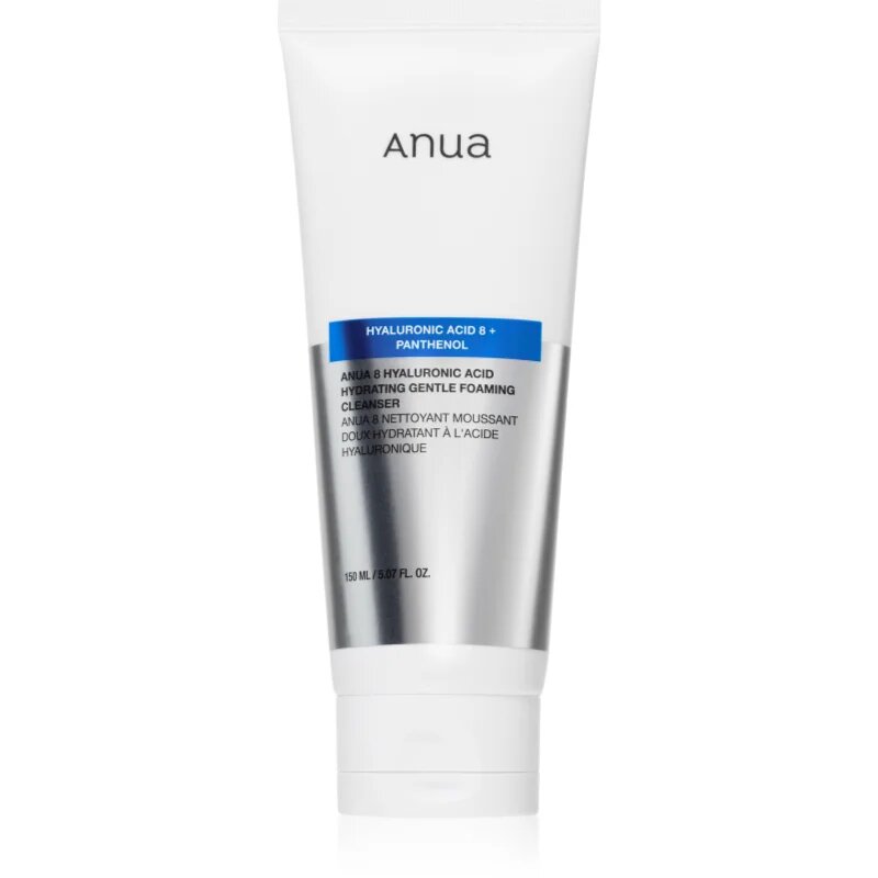 Anua Hyaluronic Acid 8 Hydrating Gentle Foaming Cleanser nežna čistilna pena s hialuronsko kislino 150 ml