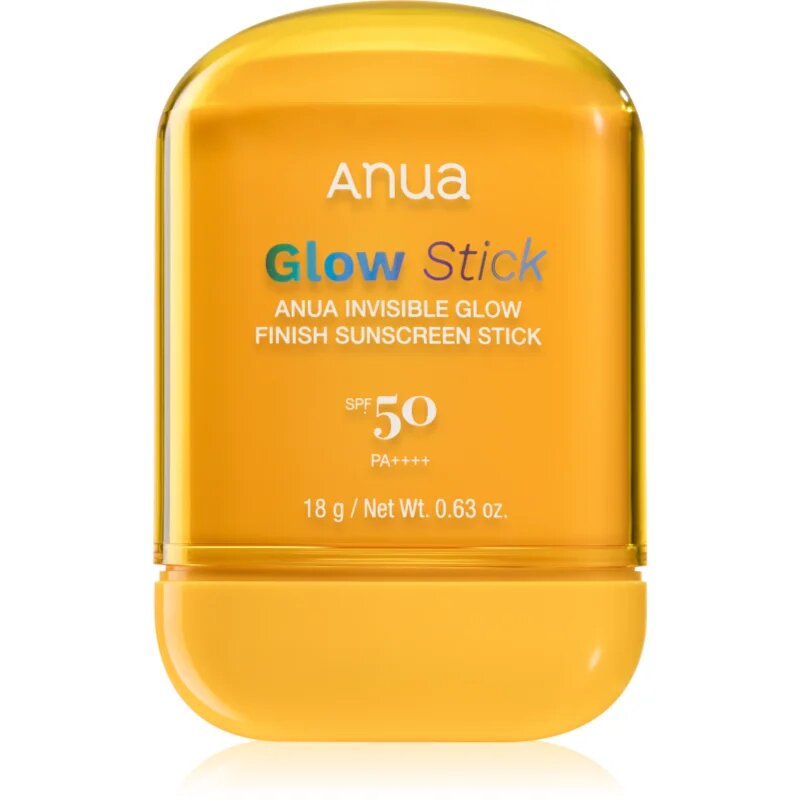 Anua Invisible Glow Finish Sunscreen Stick zaščitna vlažilna paličica s posvetlitvenim učinkom SPF 50 18 g