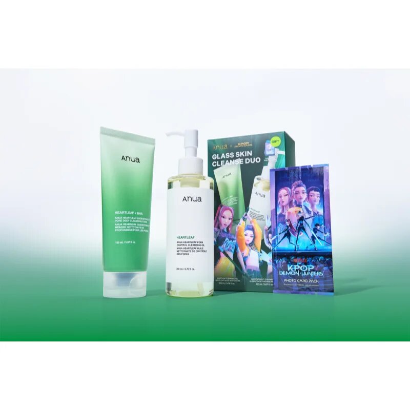 Anua K-Pop Demon Hunters Double Cleansing Duo Set darilni set za globinsko čiščenje