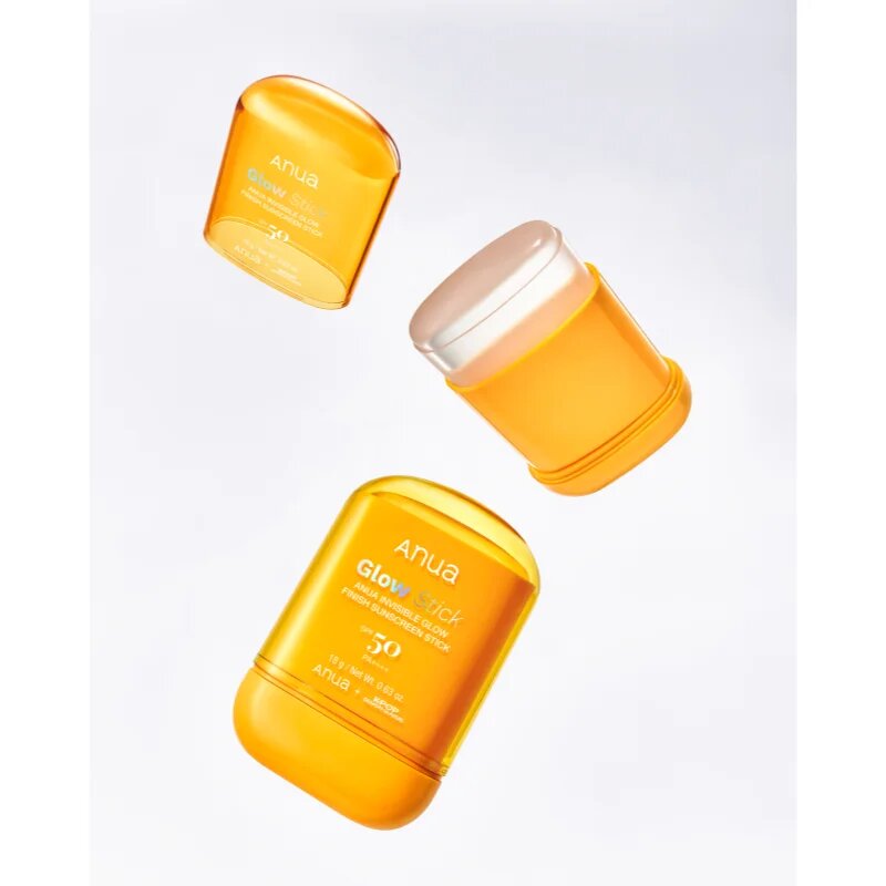 Anua K-Pop Demon Hunters Invisible Glow Finish Sunscreen zaščitna vlažilna paličica s posvetlitvenim učinkom SPF 50 18 g