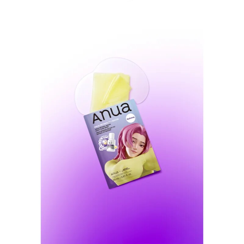 Anua K-Pop Demon Hunters Retinol Niacin Night Care Mask nočna maska za obnovo kože za gube 24 ml